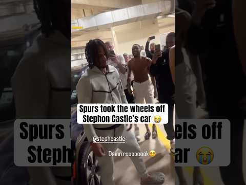 Spurs rookie prank on Stephon Castle 💀