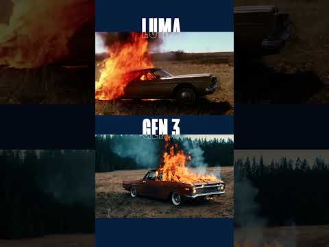 Luma vs Gen-3 - Fire Comparison