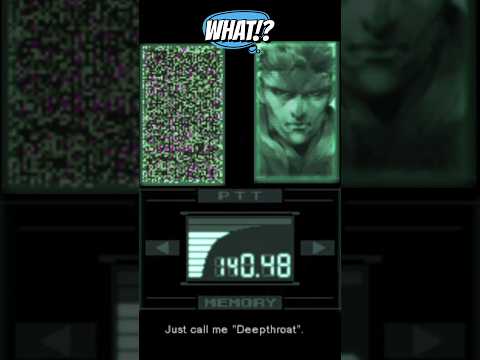 Mgs: What am I supposed to do? #mgs #metalgearsolid #ps #ps1 #ps5pro #konami #kojima #playstation5