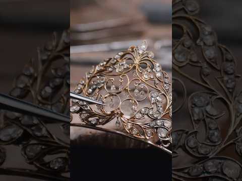 My 200-year-old tiara is almost finished   #handmadejewelry  #tiara  #jewelry