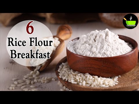 6 Rice Flour Breakfast Recipes | Easy Rice Flour Recipes | Easy Breakfast Recipes | Nashta Recipes