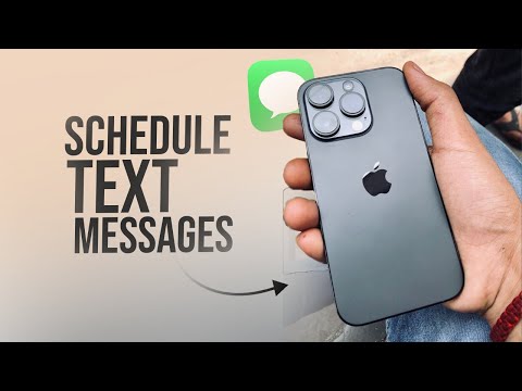 How to Schedule Messages on iPhone (tutorial)