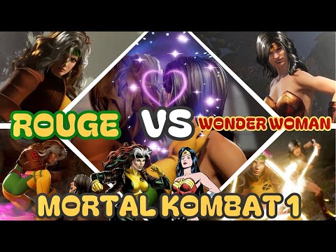 Rogue vs Wonder Woman but it’s Mortal Kombat 1