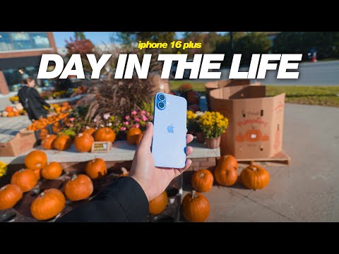 A Real Day in The Life with the iPhone 16 Plus (Battery & Camera Test)