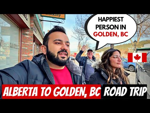 TRIP TO GOLDEN, BC | Alberta to Golden, BC Road Trip | Travel British Columbia | Canada Hindi Vlogs