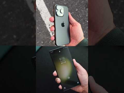 The Perfect Combination of Iphone 15 pro Max vs Samsung s23 ultra ||💣#shorts