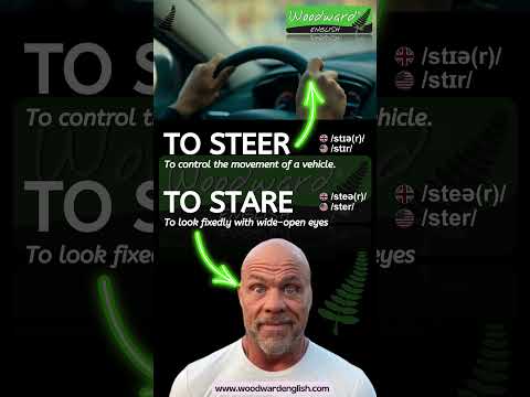 STEER vs. STARE in English | What is the difference? #ESOL