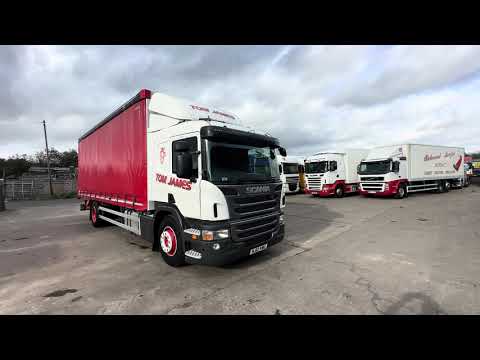 **SOLD** 2012 Scania P230 Sleeper Cab 4x2 Curtain Side Truck - Dixon Commercial Exports Ltd