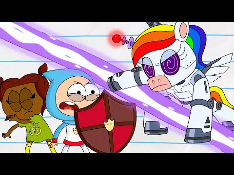 UNICORN BRAINWASHED!! | Boy & Dragon | Cartoons for Kids