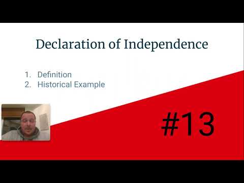 EOC Review: Declaration of Independence