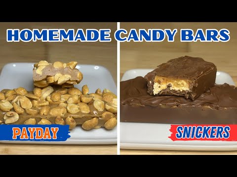 Homemade Snickers & PayDay: Better Than the Real Thing!