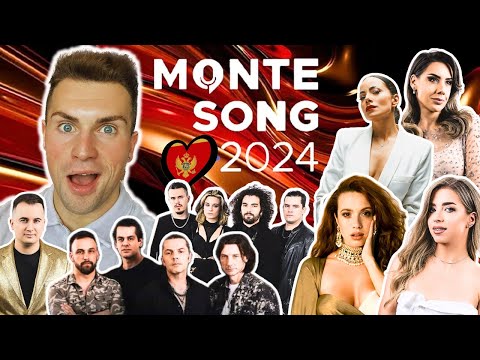 LET’S REACT TO THE MONTENEGRO NATIONAL FINAL | MONTESONG 2024