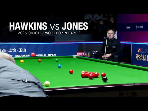 Barry Hawkins vs Jamie Jones 2025 Snooker World Open Part 2