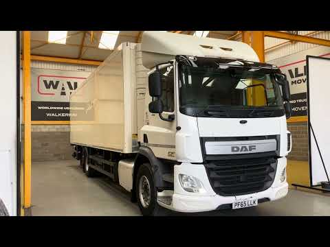 New In Stocklist: DAF CF290 *EURO 6*, 6X2 26 TONNE INSULATED FRIDGE/FREEZER – 2016 – PF65 LLK