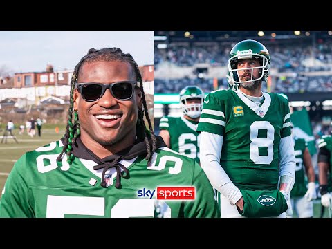 New York Jets REACTION to Aaron Rodgers departure 🟢 | Quincy Williams interview