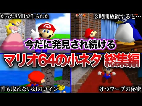 【総集編】マリオ64発見に何十年もかかった衝撃の隠し要素・小ネタ