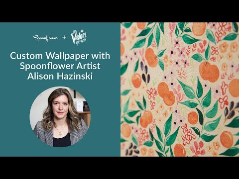 Spoonflower Wallpaper at Videri Chocolate Factory | Spoonflower