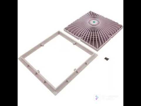 AquaStar R12MF101 MoFlow 12- Inch Square Anti-Entrapment Pool Drain Cover