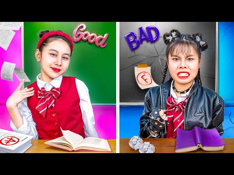 Good Student Vs Bad Student! Types Of Students At School