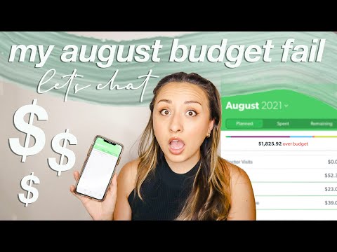 MY AUGUST BUDGET WENT IN THE TRASH | grwm, let's chat