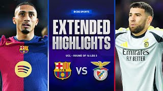 Barcelona vs. Benfica: Extended Highlights | UCL Round of 16 Leg 2 | CBS Sports Golazo