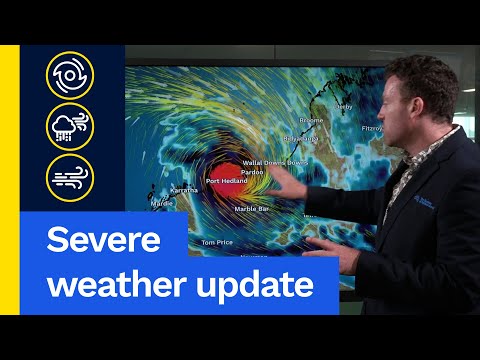 Severe Weather Update 14 Feb 2025: Category 5 tropical cyclone Zelia crossing Pilbara coast today