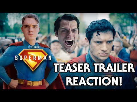 SUPERMAN (2025) Teaser Trailer REACTION!