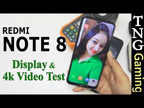 REDMI NOTE 8 - 4K Video & Display Test