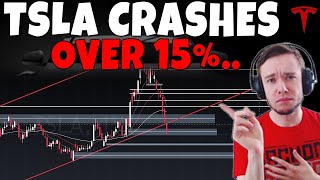 TESLA Stock - TSLA Crashes Over 15%..