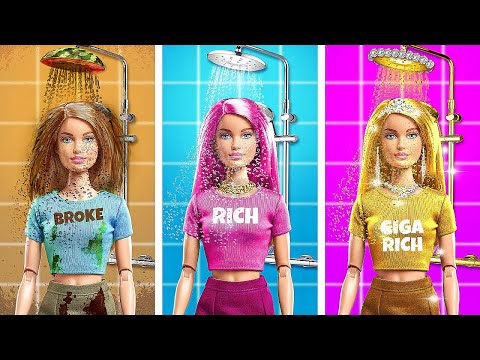 RICH VS POOR VS GIGA RICH School Art and Drawing Hacks 🎨  Crafts for Every Parents Budget by 123 GO