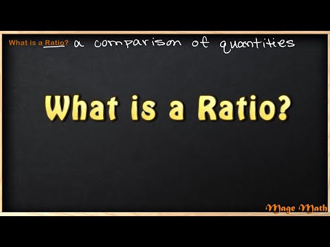 What is a Ratio? - Mage Math Video