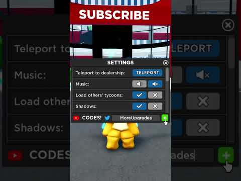 New Working Code for the Brakes & Drivetrain upgrades Update in Roblox Car Dealership Tycoon