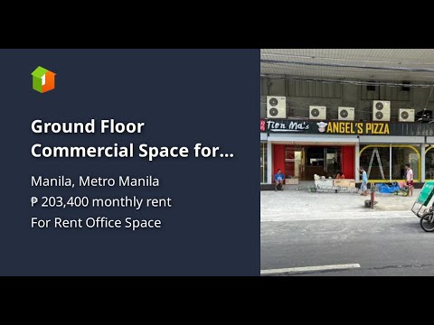 Ground Floor Commercial Space for Rent Lease along Moriones Tondo Manila 226 sqm