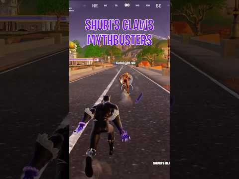 Shuri's Claws Fortnite Mythbusters