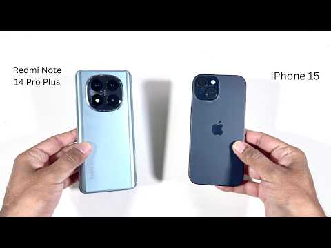 Redmi Note 14 Pro Plus vs iPhone 15 Speed Test and Camera Comparison