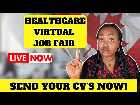 CANADA HEALTHCARE VIRTUAL JOB FAIR | REGISTER NOW