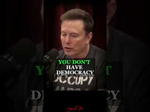 Elon Musk: Freedom of Speech is Democracy 🗣️🗳️ #elonmusk #shortspeeches #shorts