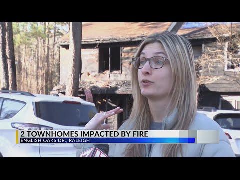 Two Raleigh townhomes impacted by fire