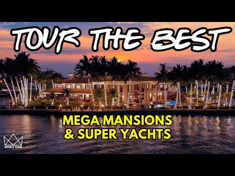 8 HOUR LUXURY TOUR: Best Mansions, Luxury Homes, Super Yachts & Mega Yachts of 2024