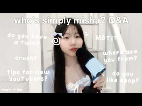 who is simply misha? 🐰💭 | 80+ questions q&a + journal w/ me  🎤: ft. maono PD100X microphone