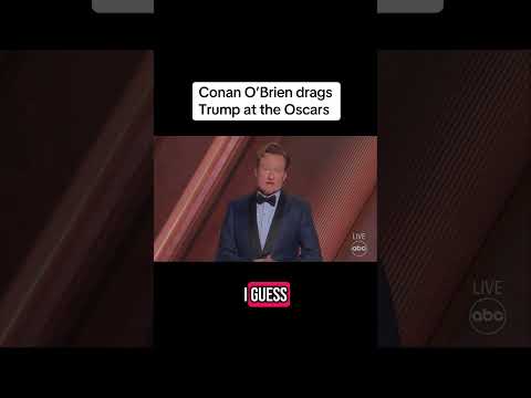 Conan takes shot at Trump at Oscars 🔥