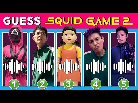 Guess Squid Game 2 Characters by Their Voice & Song ~ Squid Game Season 2 Quiz 🦑| Thanos, Player 456