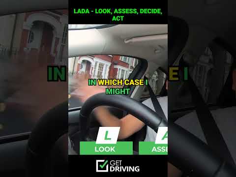 LADA - Look, Assess, Decide and Act | #driving #drivinglessons #drivingtips #drivingtest #shorts