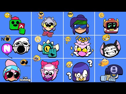 Random Emojis Made Into Brawl Pins | Part 2