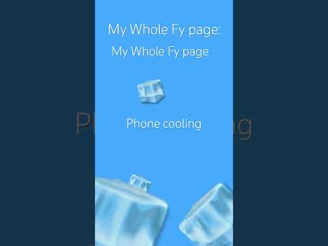 My Whole Fy Page Is Phone Cooling #trend #cooling