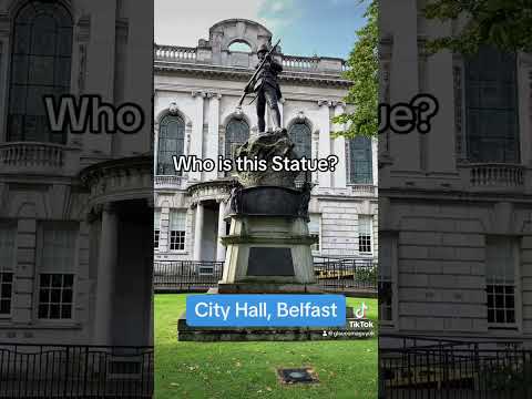 City Hall, Belfast: Who is this Statue? #Travel #Belfast #Statue #History #WW1 #WW2 #Hiking