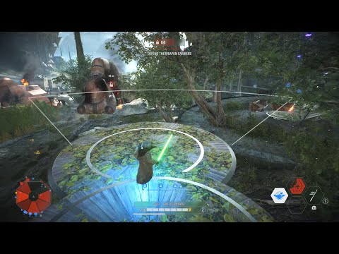 STAR WARS Battlefront II Galactic Assault (PS5) Yoda Gameplay