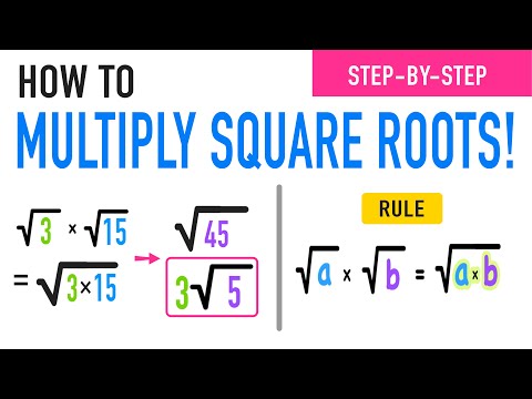 Multiplying Square Roots Rule Explained!