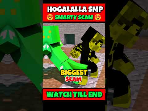 HOGALALLA SMP BIGGEST SCAM WITH DREAMBOY #hogalallasmp #himlands #smartypie #shorts #viral