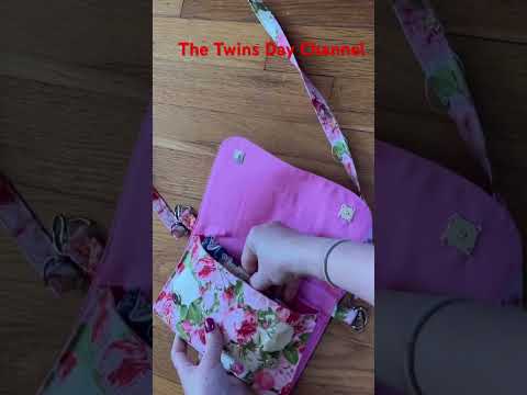 This is how I sew a beautiful crossbody bag to sell and for gifts #diy #easywallet #sewingpatterns